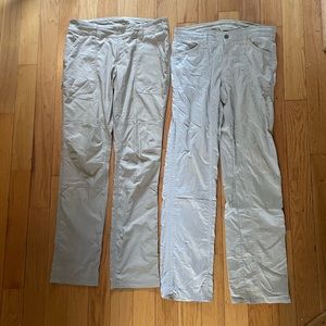 Ladies Hiking Pants. 10 Long. Kuhl & Columbia